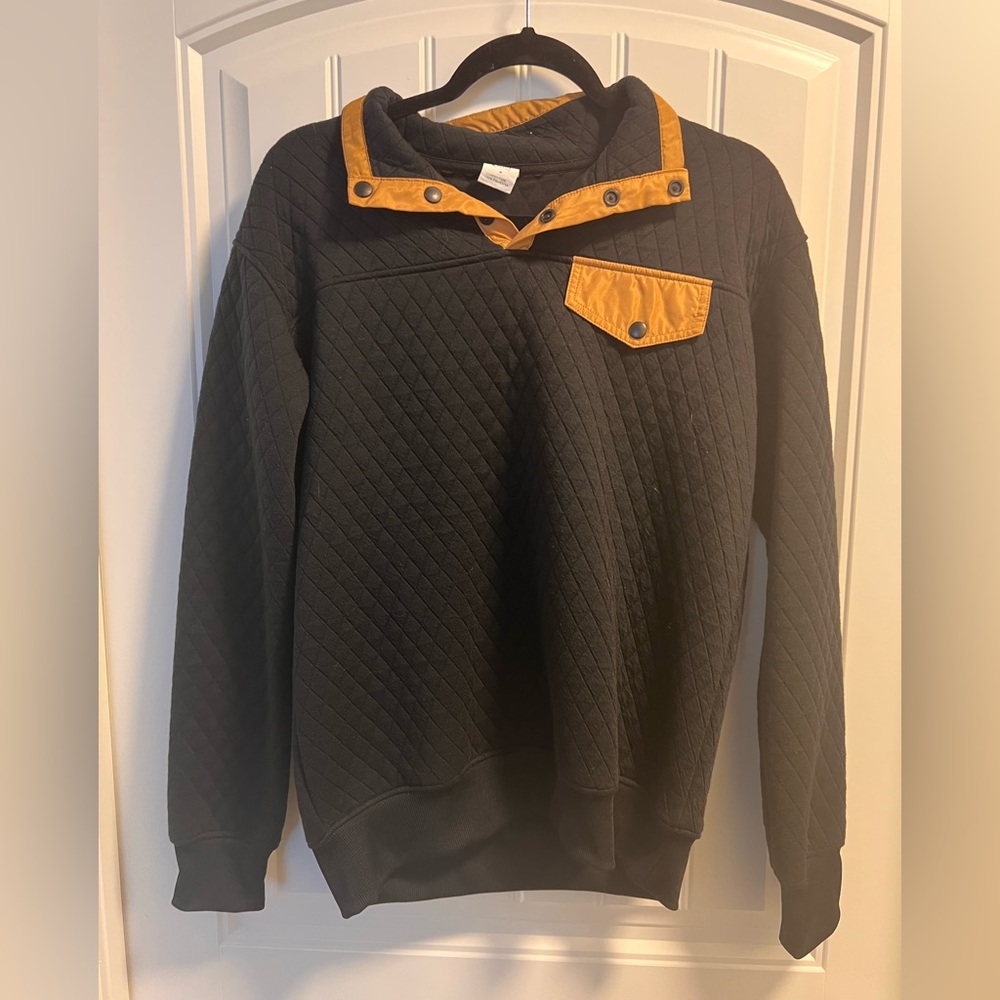 Zyia Quarter Button Swearshirt